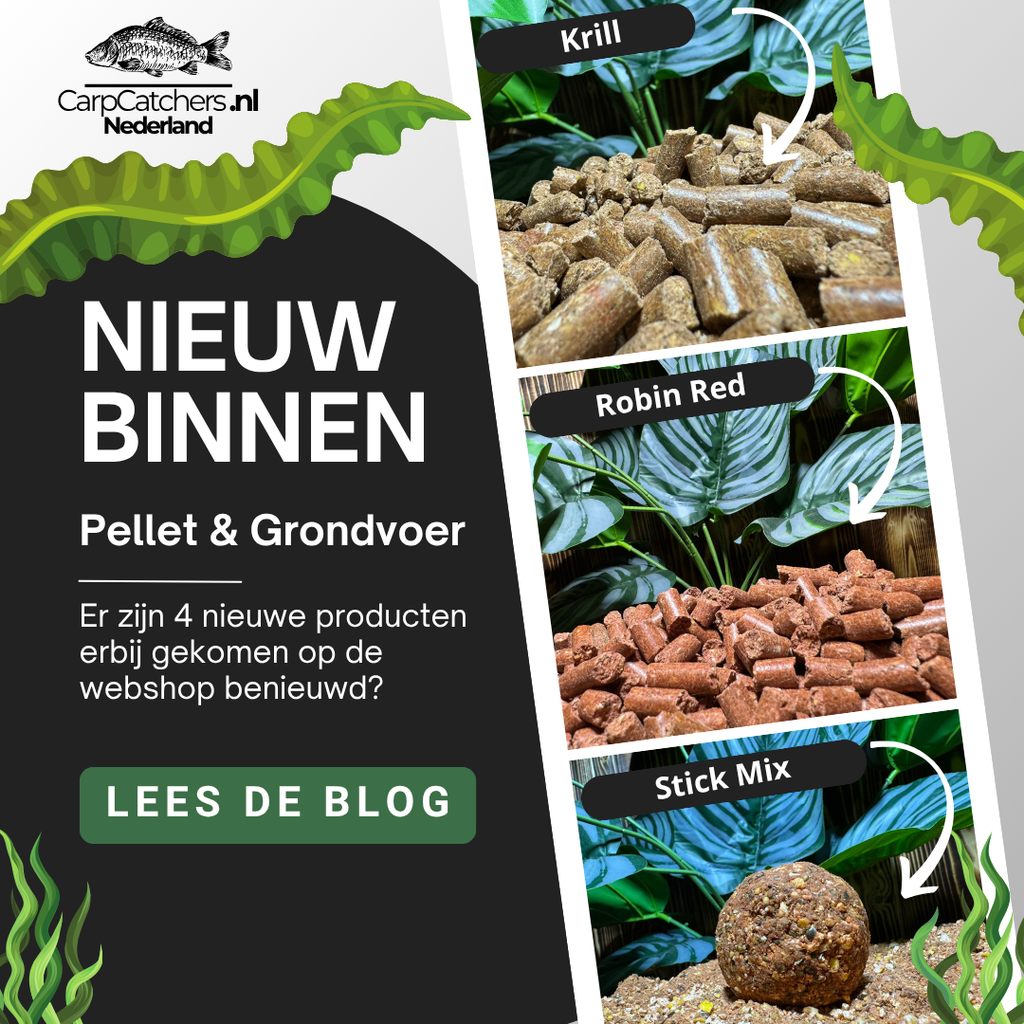 Nieuwe producten bij Carpcatchers – Meer natuurlijke kracht voor jouw karpervisserij!